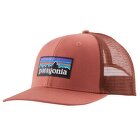 Capac Patagonia P-6 Logo Trucker Hat Potters Red