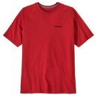 Tricou cu mânecă scurtă Patagonia P-6 Logo Responsibili Tee Men Amanita Red
