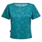 Tricou cu mânecă scurtă La Sportiva Dimension T-Shirt Women Everglade/Juniper