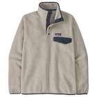 Hanorac Patagonia Lightweight Synch Snap-T Pullover Men Oatmeal Heather w/Smolder Blue
