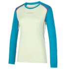 Tricou cu mânecă lungă La Sportiva TOUR LONG SLEEVE Women Celadon/Crystal