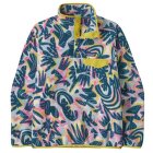 Hanorac Patagonia Lightweight Synch Snap-T Pulover Women Wild Botanist: Tidal Teal