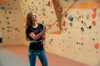 správné jištění toprope stěna