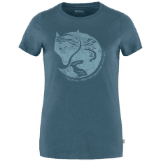 Tricou cu mânecă scurtă Fjällräven Arctic Fox Print T-Shirt Women Indigo Blue