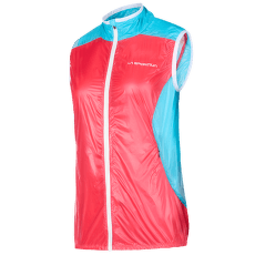 Vesta La Sportiva BRIZA WINDBREAKER VEST W Hibiscus/Malibu Blue