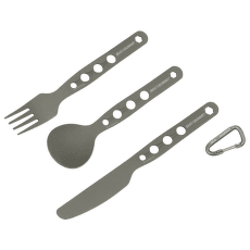 Tacâmuri Sea to Summit Alpha set (Knife, Fork, Spoon) Grey Anodised