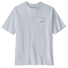 Tricou cu mânecă scurtă Patagonia Boardshort Logo Pocket Responsibili Tee Men White