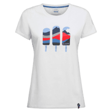 Tricou cu mânecă scurtă La Sportiva ICY MOUNTAINS T-SHIRT Women White/Moonlight