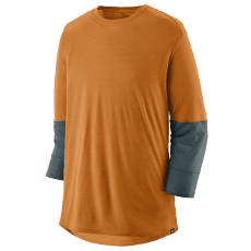 Tricou cu mânecă scurtă Patagonia Merino 3/4 Sleeve Bike Jersey Men Golden Caramel