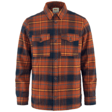 Cămașă cu mânecă lungă Fjällräven Övik Lite Padded Shirt Men Autumn Leaf-Dark Navy