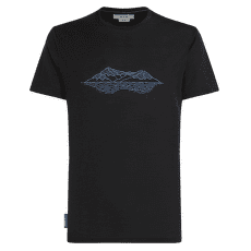 Tricou cu mânecă scurtă Icebreaker Merino 150 Tech Lite SS Tee Pukaki Reflected Men Black