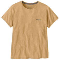 Tricou cu mânecă scurtă Patagonia P-6 Logo Responsibili-Tee Women Beeswax Tan