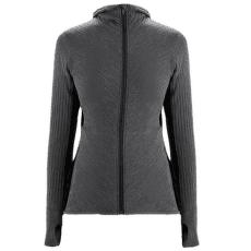 Pulover Icebreaker Descender LS Zip Hood Women Jet HTHR/Black