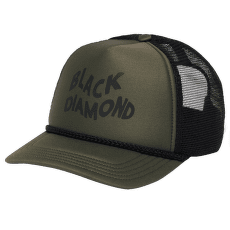 Capac Black Diamond Flat Bill Trucker Hat Tundra-Blk Wavy Black Diamond