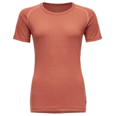 Tricou cu mânecă scurtă Devold Lauparen Merino 190 Base Tee Women 121A CORAL