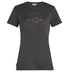 Tricou cu mânecă scurtă Icebreaker Merino 150 Tech Lite SS Tee Sunrise Summit Women OBSIDIAN