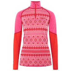 Tricou cu mânecă lungă Kari Traa Malia HZ SPINK/BRIGHT PINK