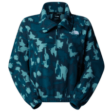 Hanorac The North Face MOUNTAIN ATHLETICS FLEECE 1/4 ZIP-PRIN Women DQD DEEP CYPRESS PAINTED MOUNTAINS PRINT