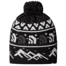 Căciuli The North Face CABIN SKI TUKE HNF TNF BLACK JACQUARD/POM