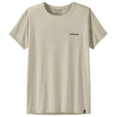 Tricou cu mânecă scurtă Patagonia Cap Cool Daily Shirt - Boardshort Logo Women Dyno White