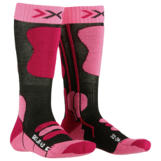 Șosete pentru genunchi X-Bionic Ski Junior 4.0 ANTHRACITE MELANGE/FLUO PINK