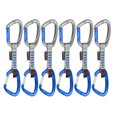 Set expres Mammut Crag Keylock Wire Indicator 6-Pack Quickdraws 32200 silver-ultramarine