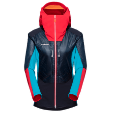 Jachetă Mammut Eisfeld SO Hybrid Hooded Jacket Women night-azalea 50447