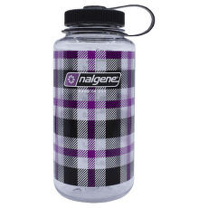 Sticlă Nalgene Wide Mouth 1000 ml Purple Plaid/5565-0134