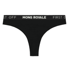 Chiloți Mons Royale Merino Thong Black