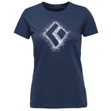 Tricou cu mânecă scurtă Black Diamond Chalked Up 2.0 SS Tee Women Indigo