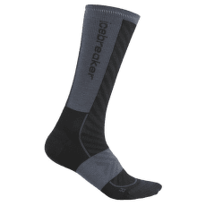 Șosete Icebreaker Merino Run+Ultralight Crew Women BLACK/GRAPHITE