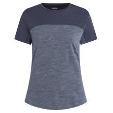 Tricou cu mânecă scurtă Icebreaker Merino 125 Cool-Lite Sphere III SS Tee Colour Block Women GRAPHITE HTHR/GRAPHITE/CB