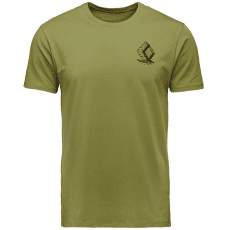 Tricou cu mânecă scurtă Black Diamond Boulder SS Tee Men Camp Green