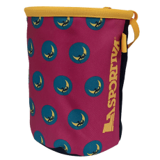 Geantă La Sportiva Climbing On The Moon Chalk Bag Fucsia/Giallo