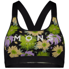 Sutien Mons Royale Stella X-Back Bra Alpine Bloom / Black