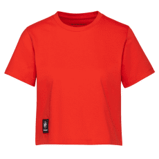 Tricou cu mânecă scurtă Mammut Massone T-Shirt Cropped Women Patch 3778 mammut red