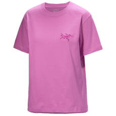 Tricou cu mânecă scurtă Arcteryx Kragg Cotton Little Bird Crew SS Women Alpenglow