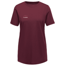 Tricou cu mânecă scurtă Mammut Mountain T-Shirt Eiger Women 3800 vin