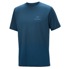 Tricou cu mânecă scurtă Arcteryx Kragg SL Cotton Bird Word SS Men Nightscape / Lt Night
