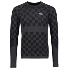 Tricou cu mânecă lungă Mons Royale Ascender Merino Seamless Long Sleeve Men Forged Iron / Black