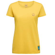 Tricou cu mânecă scurtă La Sportiva CLIMBING ON THE MOON T-Shirt Women Giallo/Viola