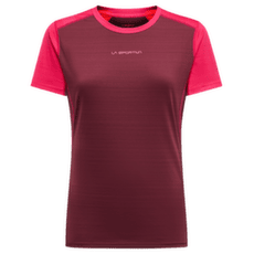 Tricou cu mânecă scurtă La Sportiva SUNFIRE T-SHIRT Women Redwood/Azalea