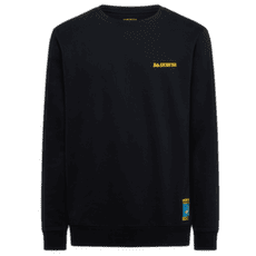 Tricou cu mânecă lungă La Sportiva CLIMBING ON THE MOON Sweatshirt Men Nero/Giallo
