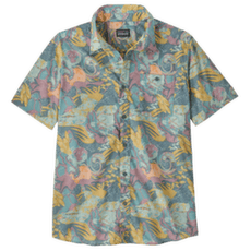 Cămașă cu mânecă scurtă Patagonia Go To Shirt Men Moon Tripper: Blue Sage