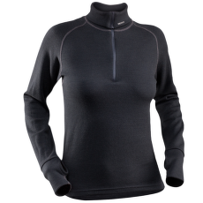 Tricou cu mânecă lungă Devold Expedition Zip Neck Woman 950 BLACK