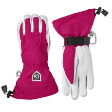 Mănuși Hestra Heli Ski Women Fuchsia/Offwhite