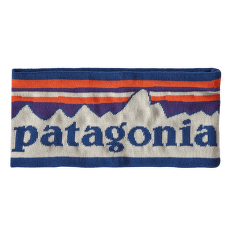 Bandă pentru cap Patagonia Powder Town Headband Fitz Roy Sunrise Knit: Birch White