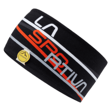 Bandă pentru cap La Sportiva Stripe Headband Black/Cherry Tomato