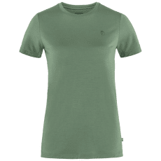 Tricou cu mânecă scurtă Fjällräven Abisko Wool SS Women Patina Green