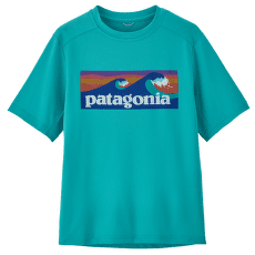 Tricou cu mânecă scurtă Patagonia Cap SW T-Shirt Kids Boardshort Logo: Subtidal Blue